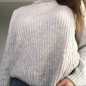 Cropped Grey Sweater